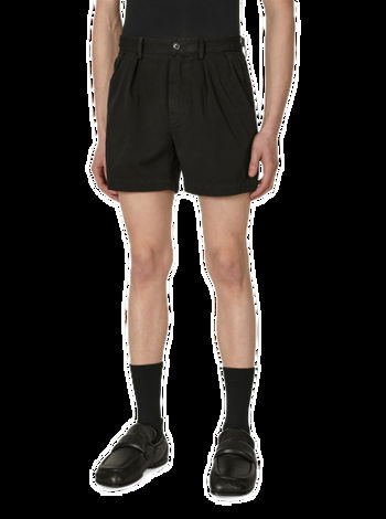 Dries Van Noten Pleated Cotton Shorts 231-020913-6326 900