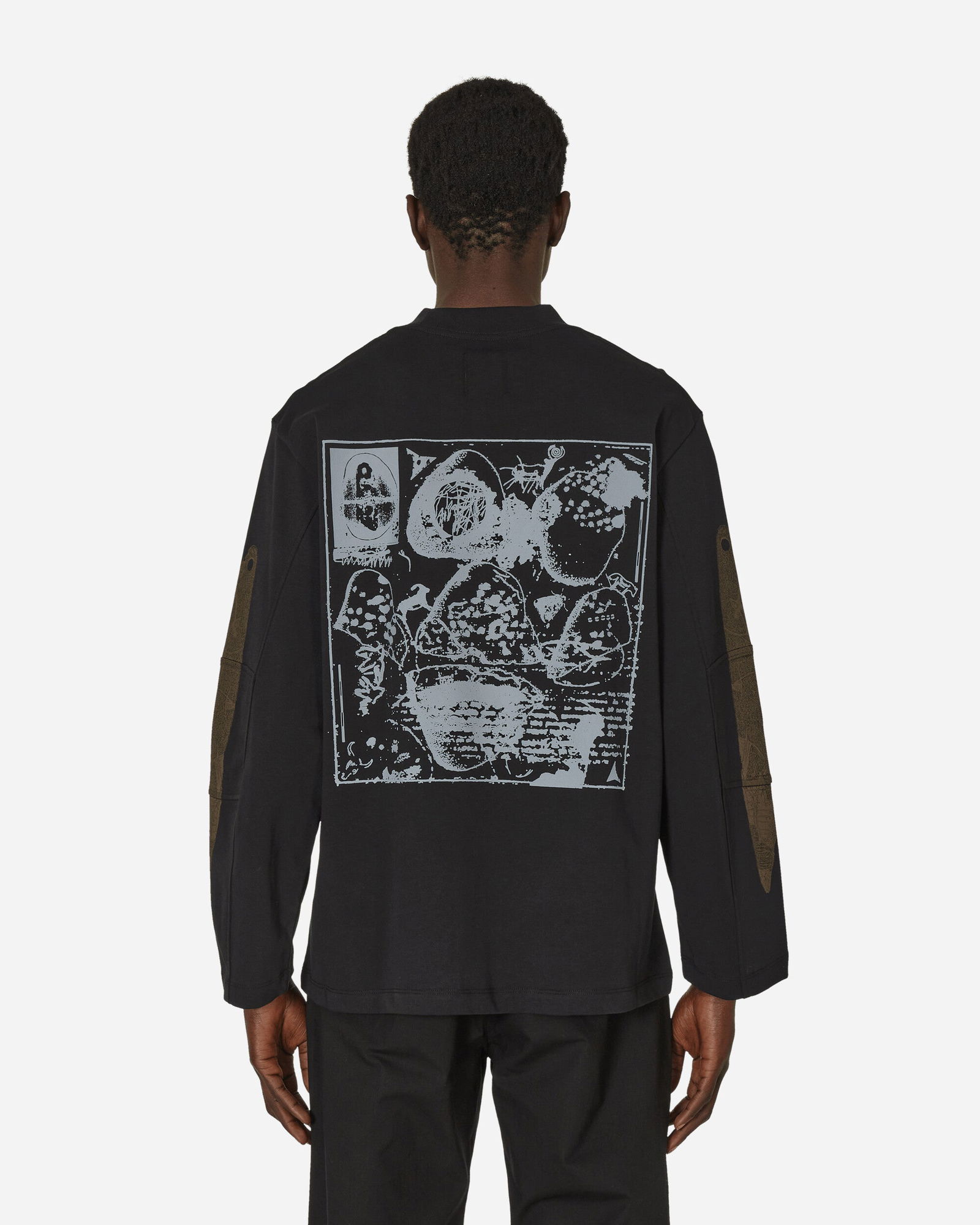 Graphic Longsleeve T-Shirt Black