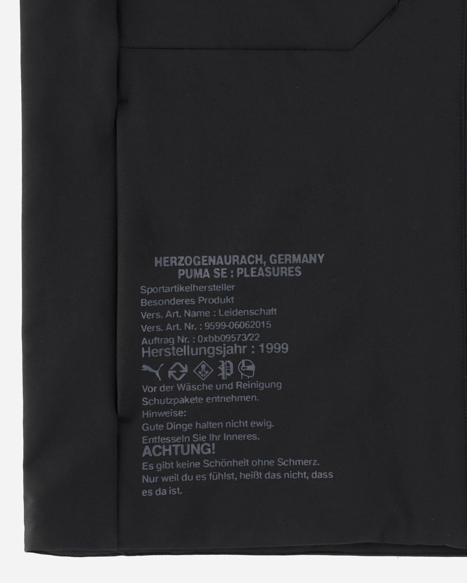 x PLEASURES Zip-Off Jacket