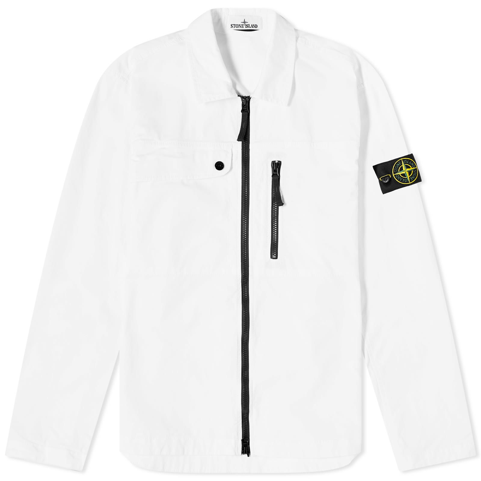 Supima Cotton Twill Stretch-TC Zip Shirt Jacket