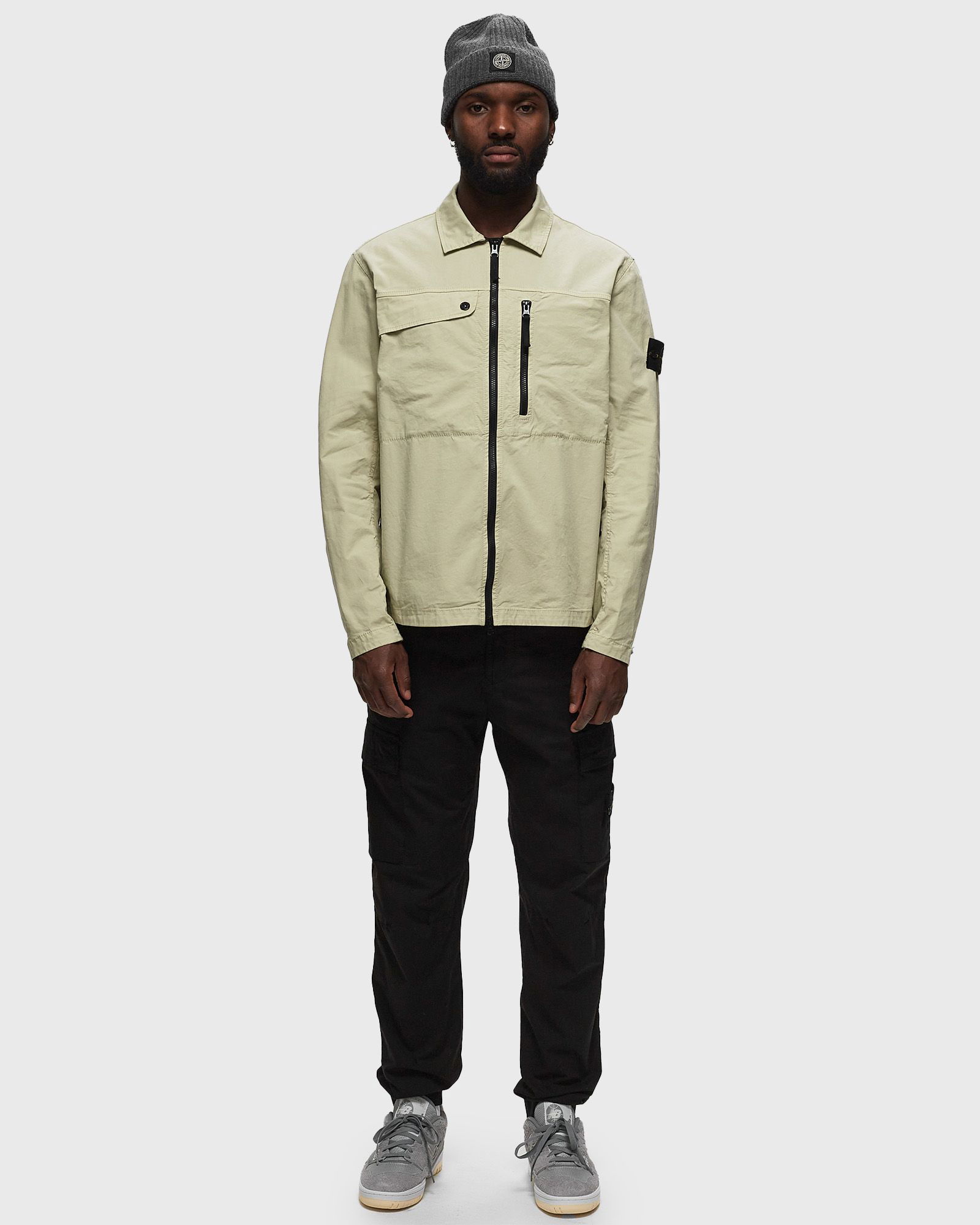 Supima Cotton Twill Stretch-TC Zip Shirt Jacket