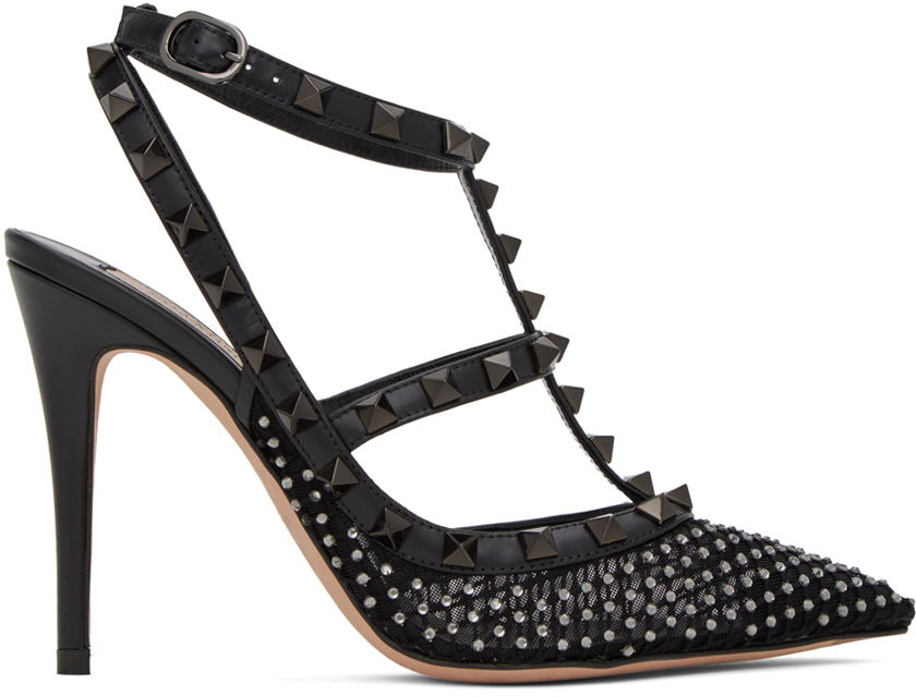 Garavani Black Rockstud Heels