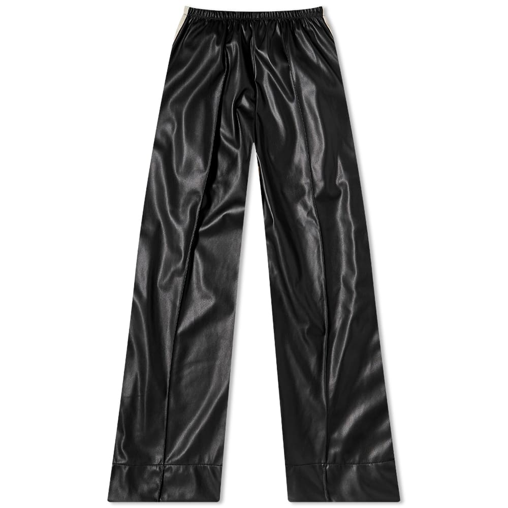 Palm Angels Leather Effect Loose Track Pant