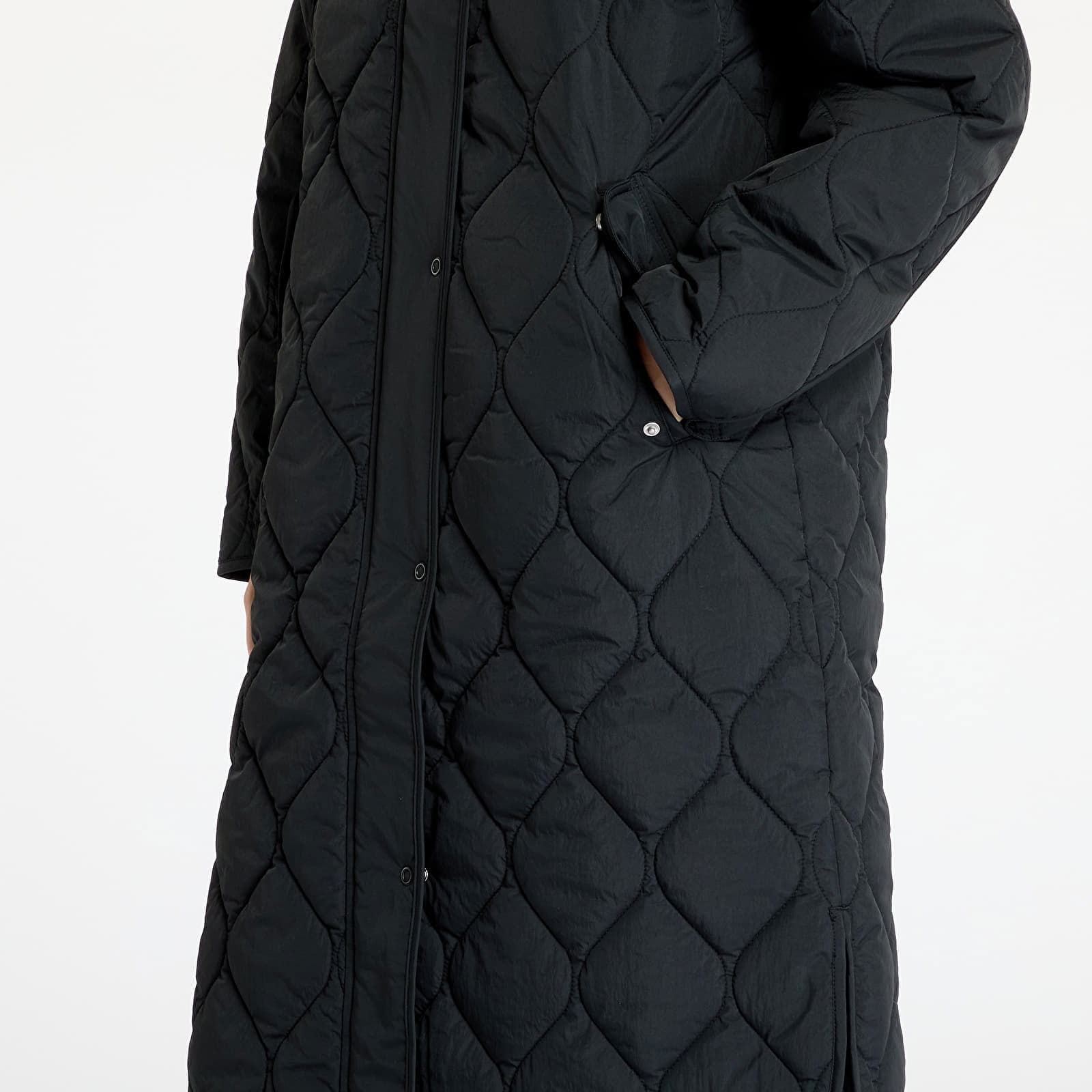 Onion Quilt Coat Jacket Black