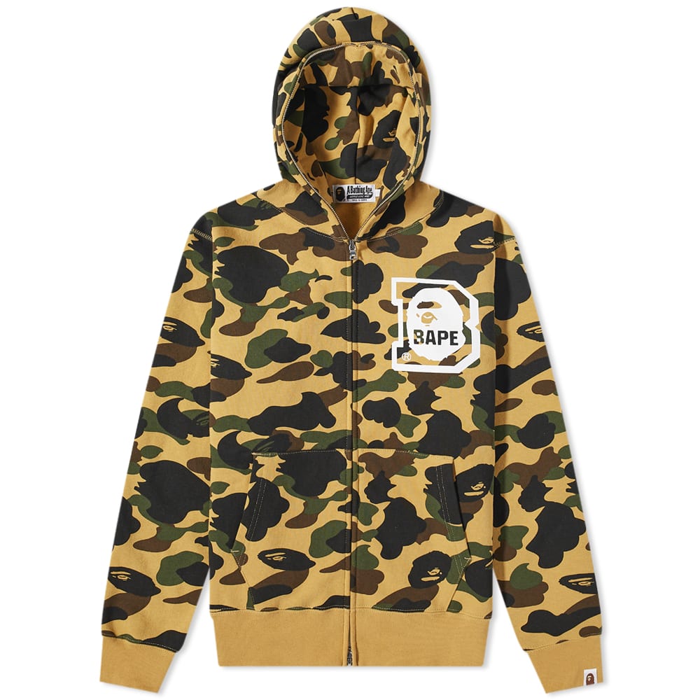 A Bathing Ape 1st Camo Full Zip Hoody