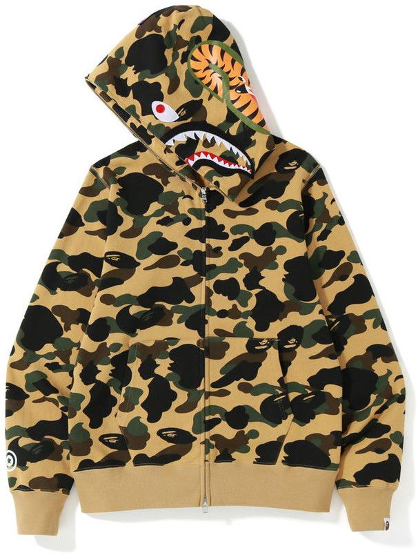 1st Camo Shark Full Zip Hoodie