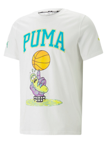 Puma x RICK AND MORTY Pickle Rick Basketball T-Shirt 537097_01