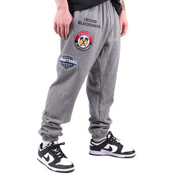 Mitchell & Ness NHL M&N CITY COLLECTION FLEECE PANT BLACKHAWKS PSWP4988-CBHYYPPPGYHT