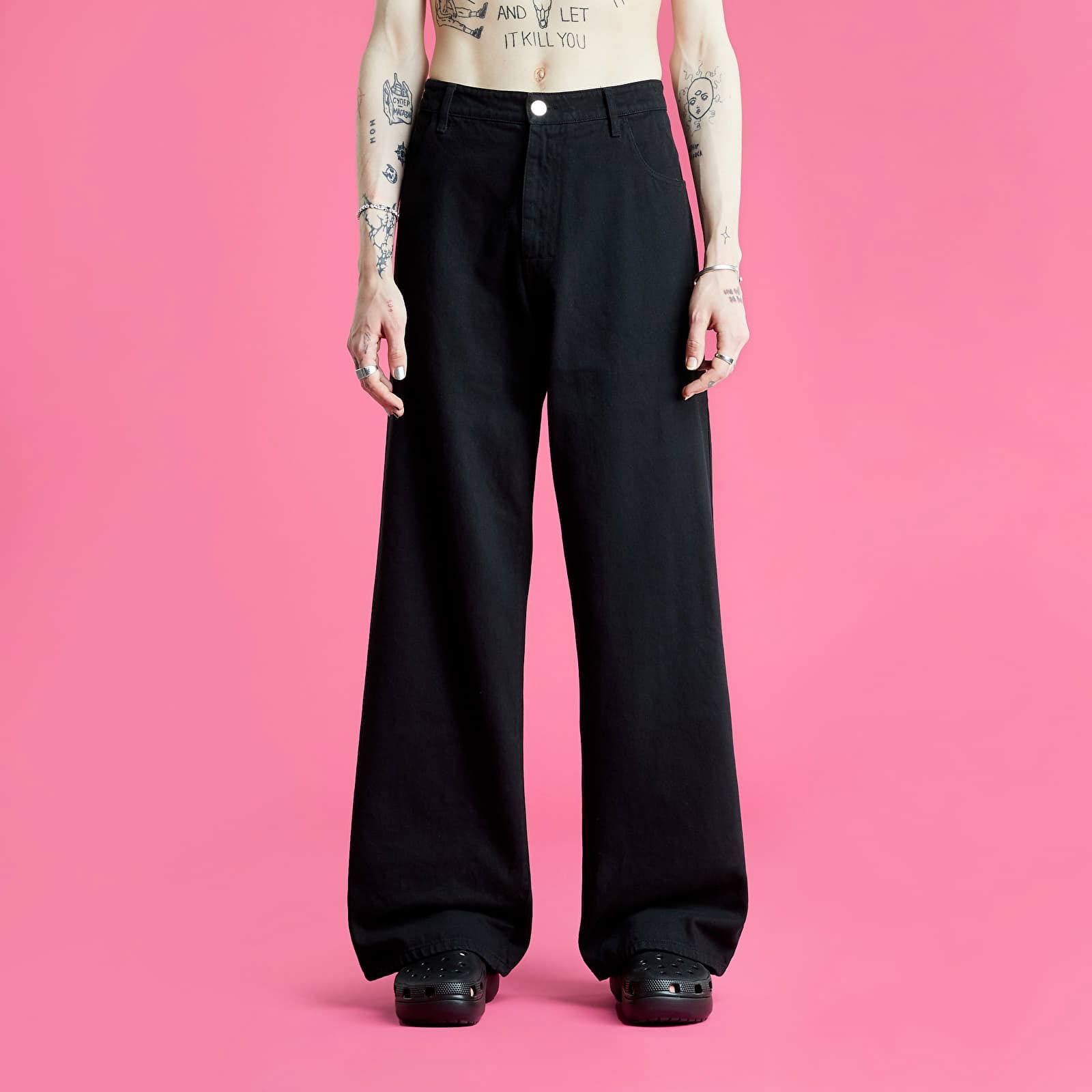 Kalhoty RAF SIMONS Wide Fit Denim Pants 221-M317-10032-0099 | FLEXDOG