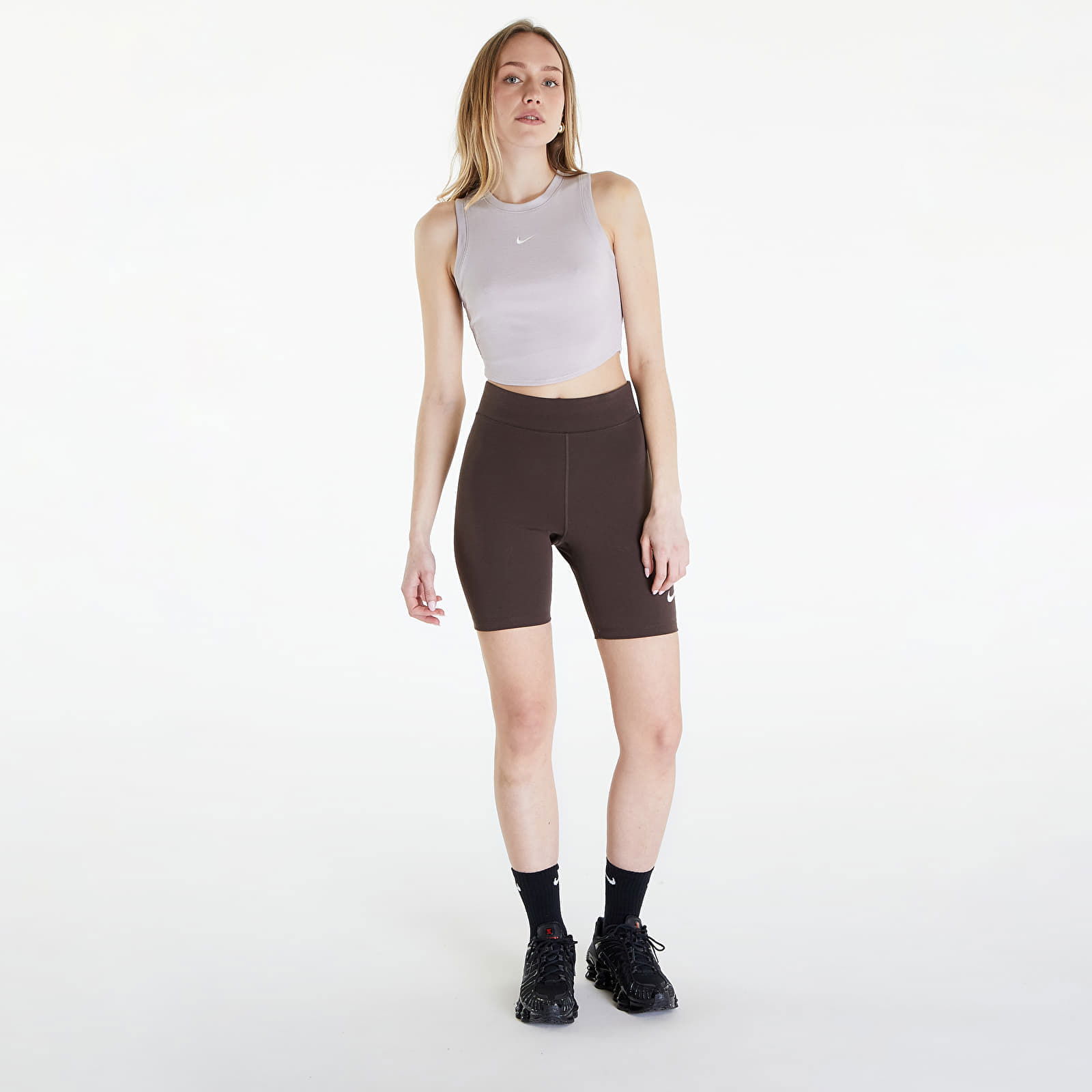 Sportswear Essentials Ribbed Cropped Tank Platinum Violet/ Sail