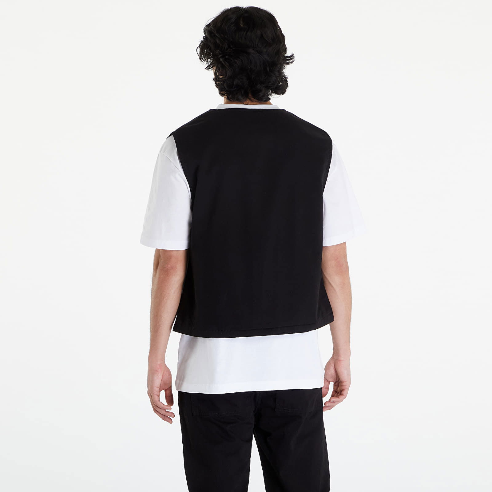 Organic Cotton Vest Black