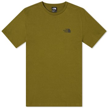 The North Face Simple Dome T-Shirt in Forest Olive NF0A87NGPIB1
