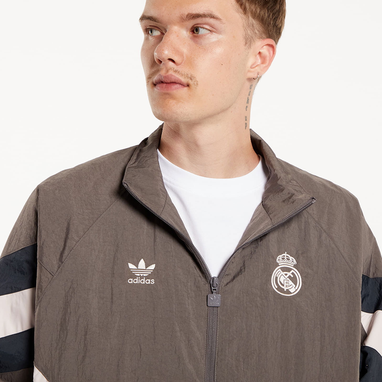 Real Madrid Originals Track Top Charcoal/ Dark Grey