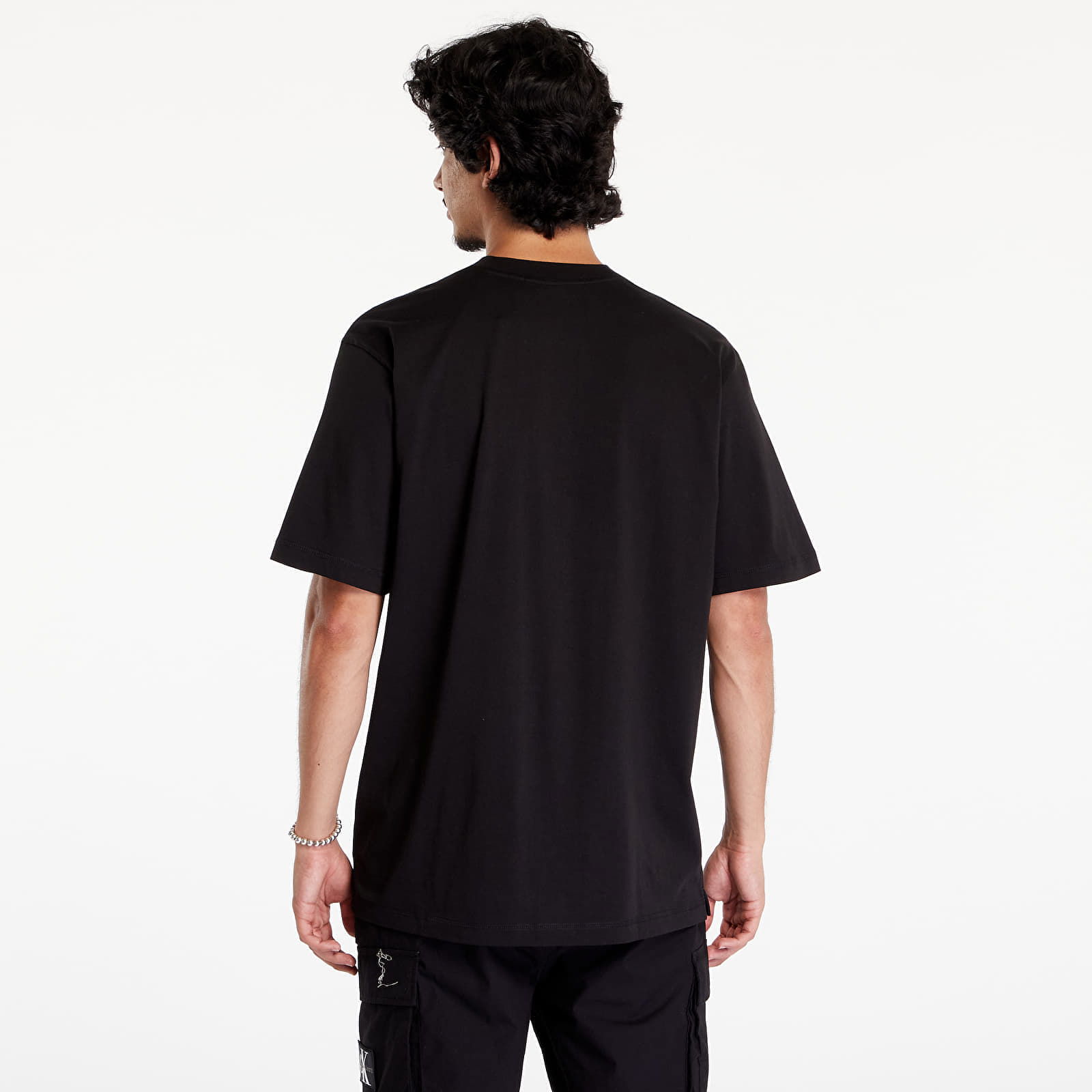 Badge Relaxed Tee Black