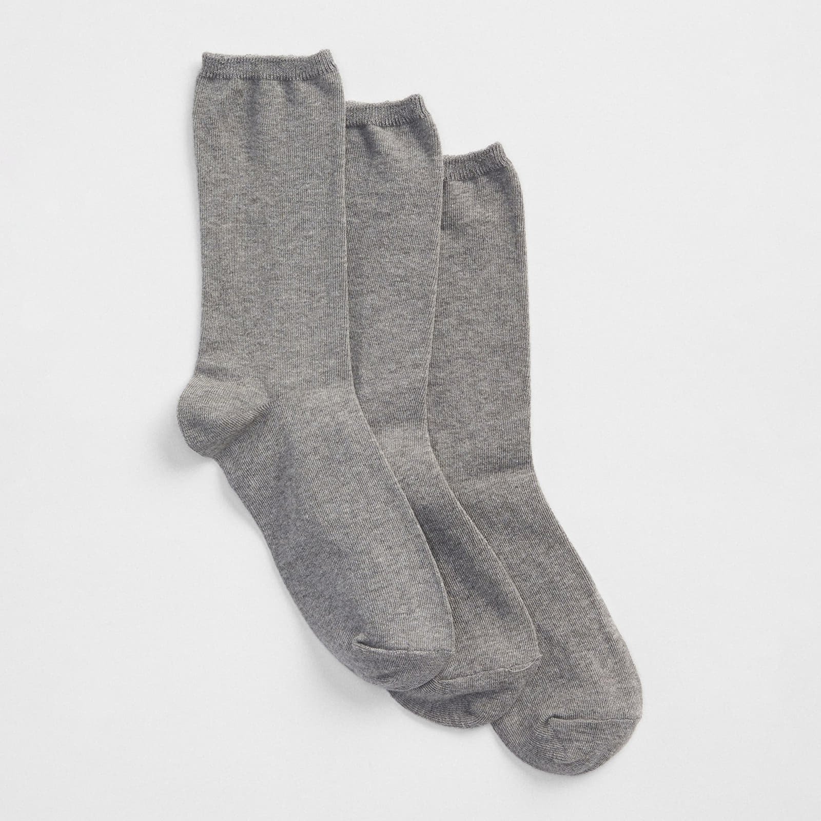 Socks Crew Socks 3-Pack Grey