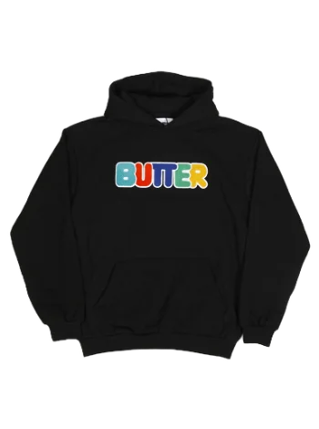 Butter Goods Round Chenille Hoodie butter-goods-rounded-chenille-applique-pullover-hoodie-black