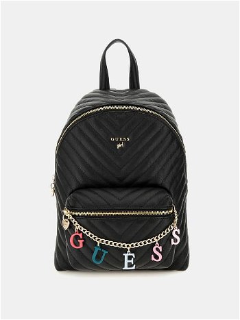 GUESS Chain Lattering Logo Backpack J4RZ17WFZL0