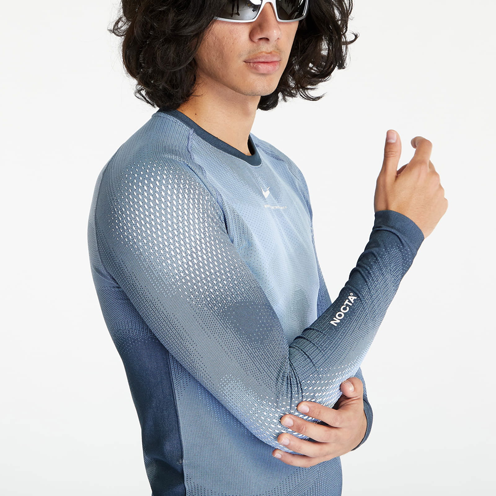 x NOCTA NRG Dri-FIT Engineered Knit Long Sleeve Tee Cobalt