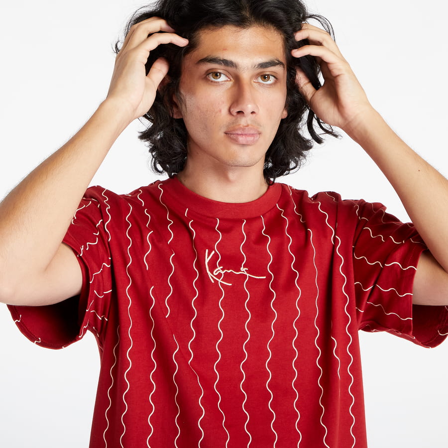 Small Signature Ziczac Pinstripe Tee