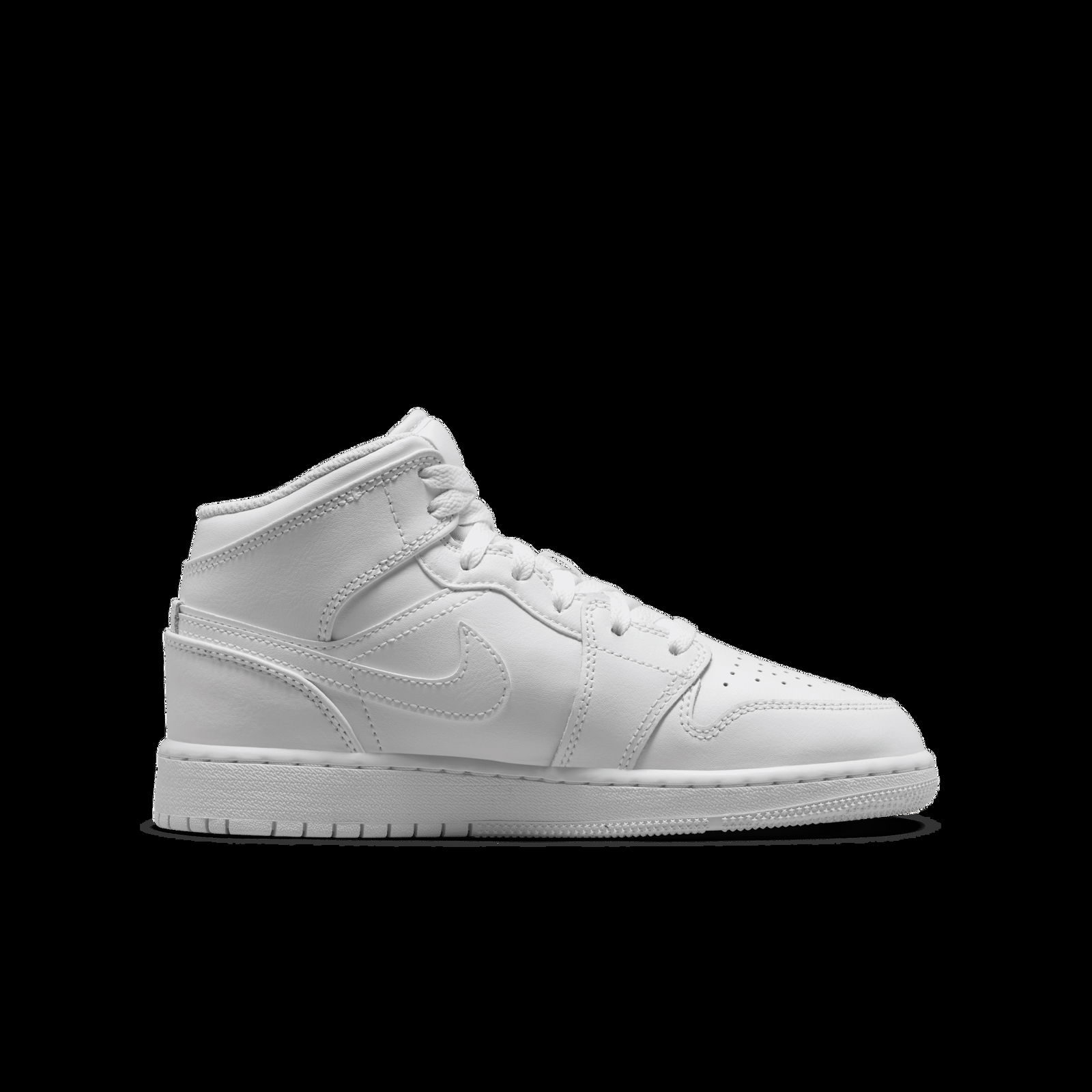 Air Jordan 1 Mid Triple White GS