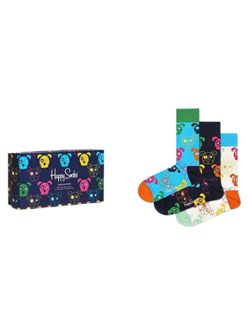 Happy Socks Mixed Dog Gif Set 3-pack XDOG08.0150