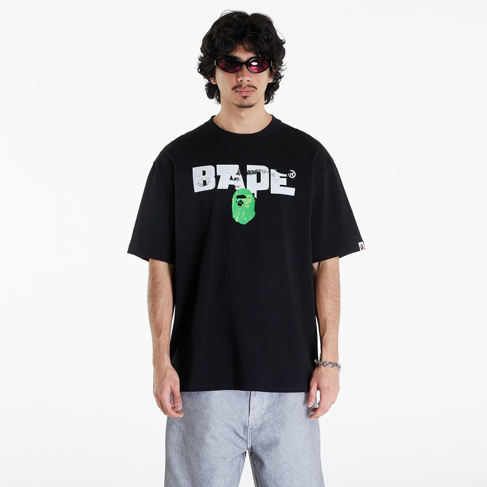 A BATHING APE Bape Army Relaxed Fit Tee Black