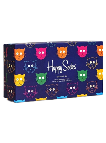 Happy Socks Mixed Cat 3-pack XMJA08.0150.M