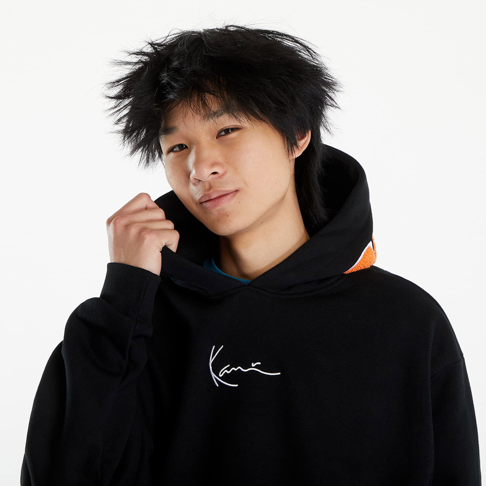 Small Signature Patch OS Hoodie Black