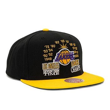 Mitchell & Ness NBA Champ Is Here Snapback Los Angeles Lakers Black HHSS6269-LALYYPPPBLCK