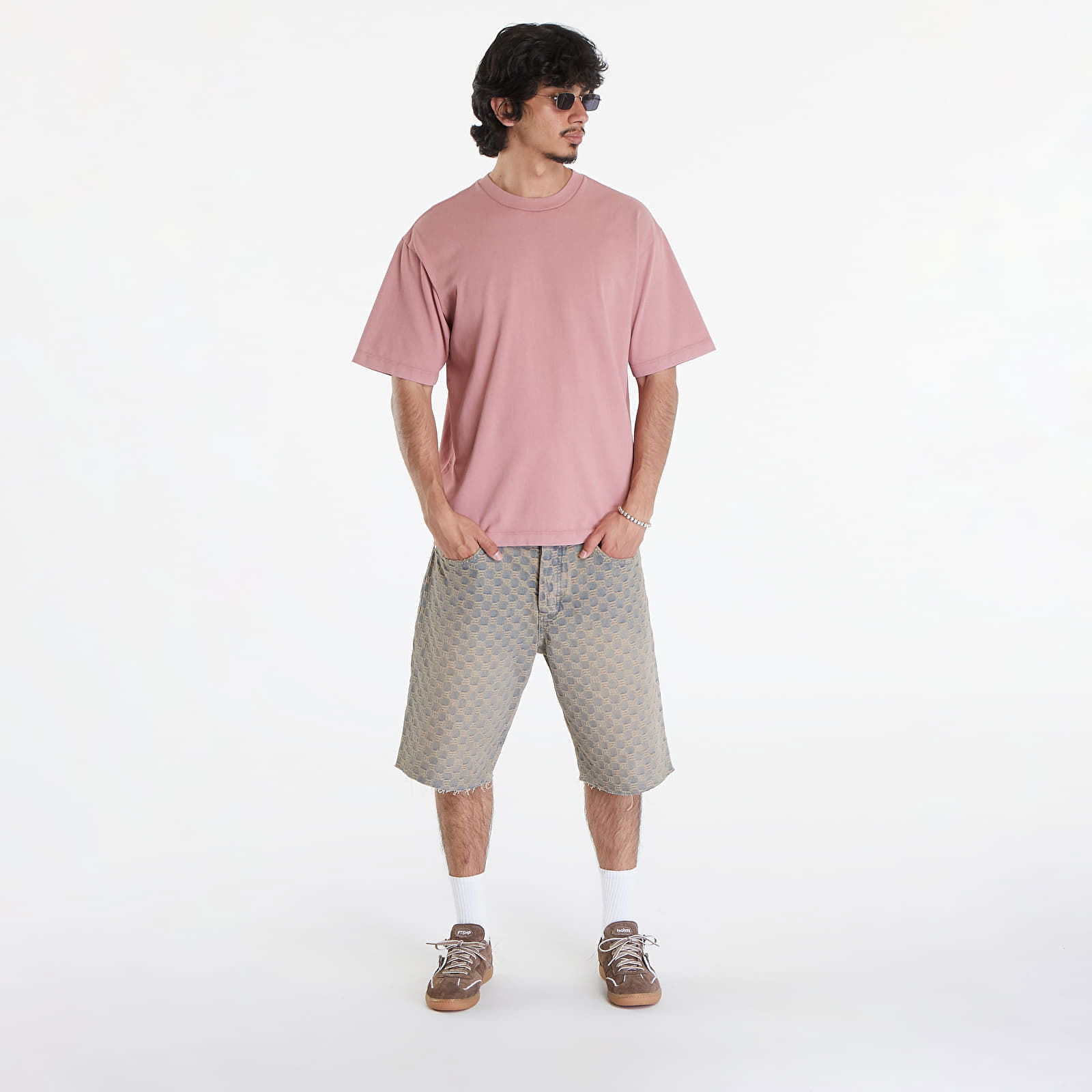 Washed LX Short Sleeve Tee Withered Rose