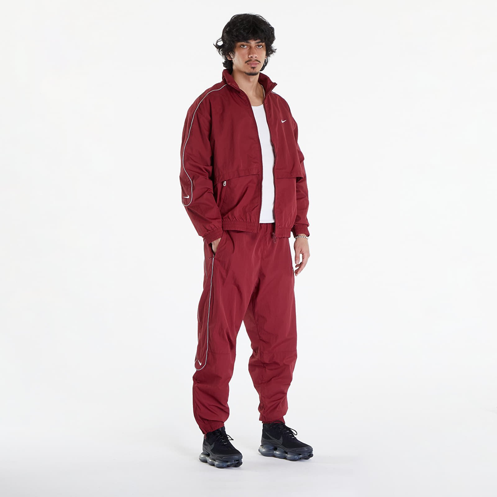 Solo Swoosh Track Pants Team Red/ White