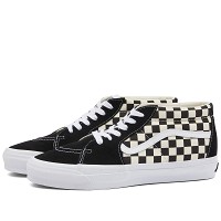 Men's Sk8-Mid Reissue 83 Sneakers in Lx Checkerboard Black/Off White, Size UK 10 | END. Clothing