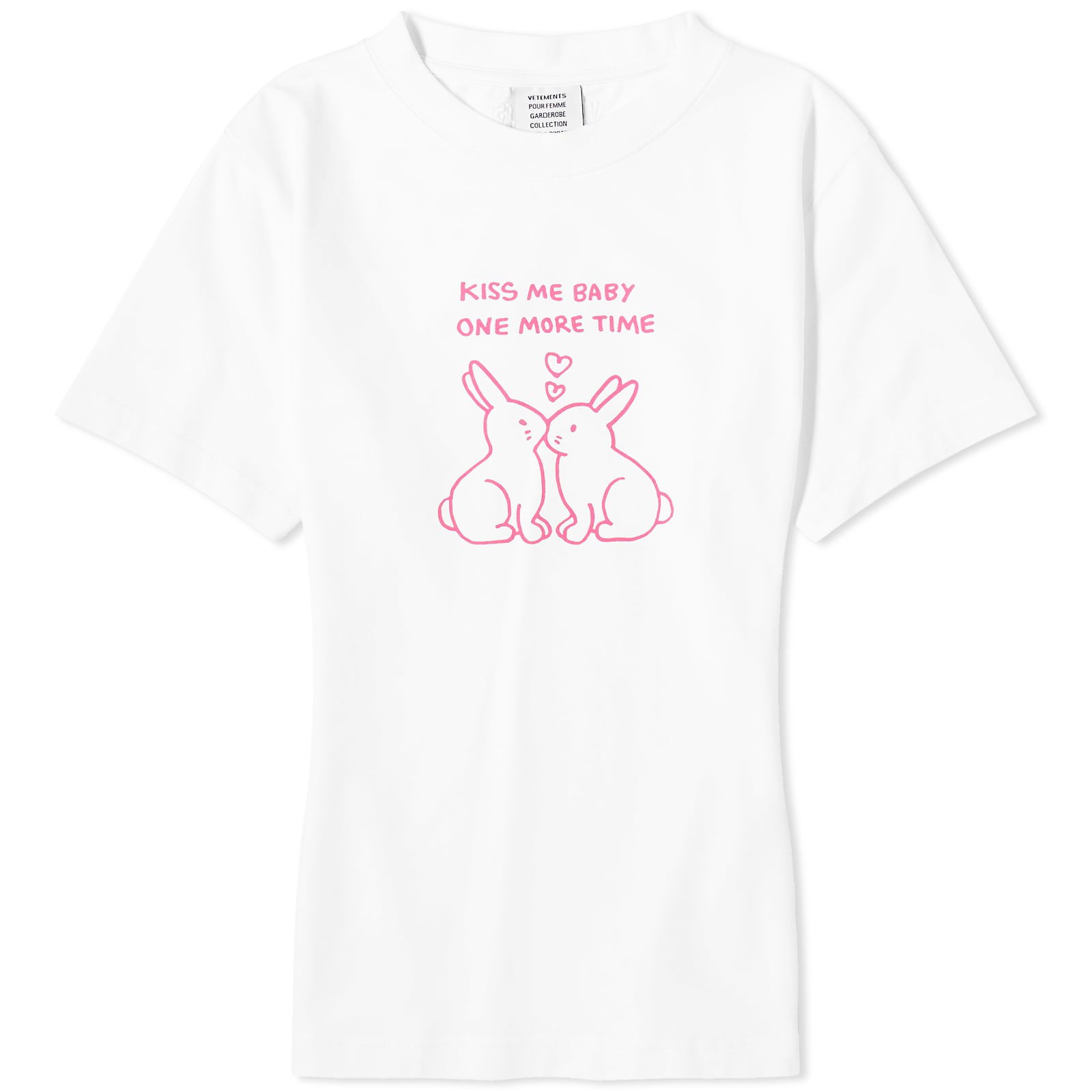 Kissing Bunnies Fitted T-Shirt