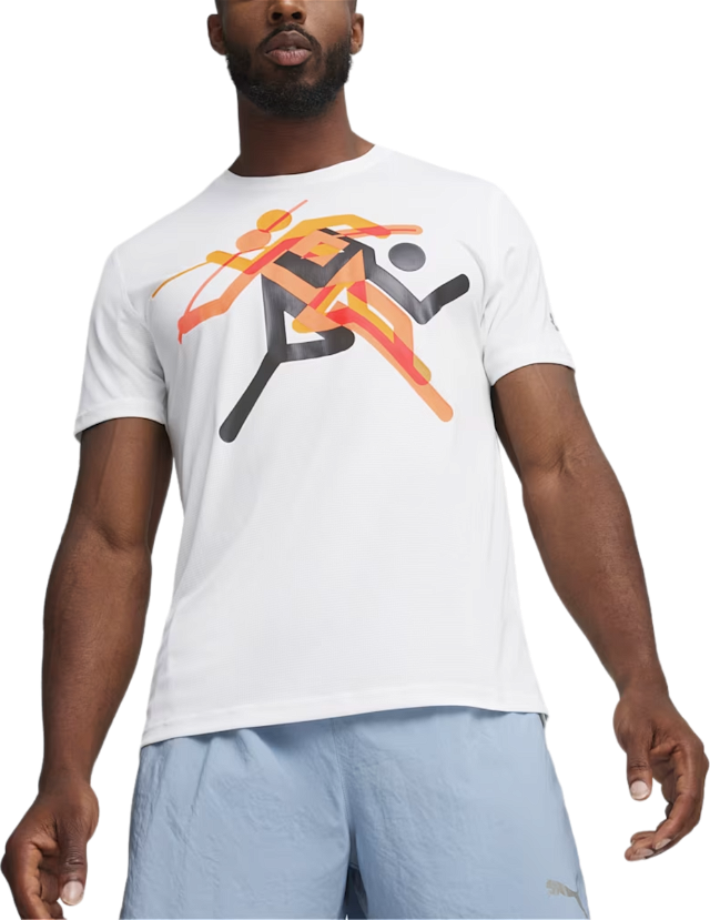 RUN FASTER ICONS GRAPHIC TEE