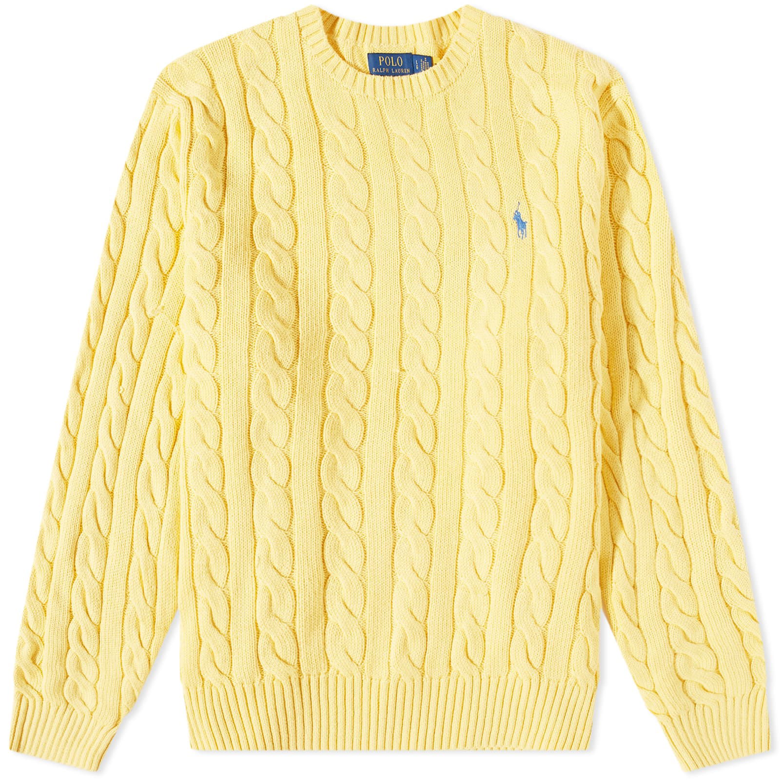 Cable Cotton Crew Knit