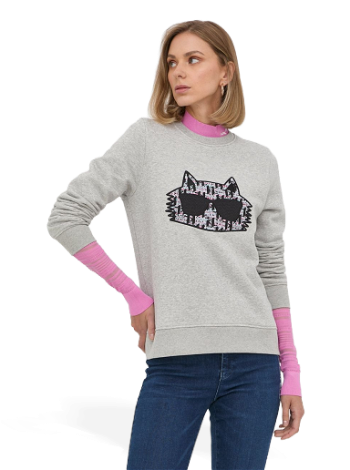 KARL LAGERFELD Boucle Choupette Sweatshirt 225W1813