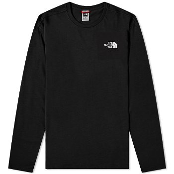 The North Face Long Sleeve Red Box Tee Black NF0A493LJK3