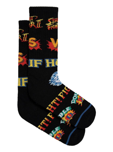 x Street Fighter Graphic Socks