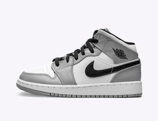 Air Jordan 1 Mid GS "Light Smoke Grey"