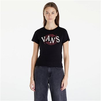 Vans Women's T-Shirt Spiral Down Mini Black VN000GFNBLK1