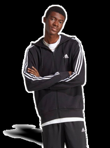 adidas Performance Essentials French Terry 3-Stripes Full-Zip Hoodie IC0433