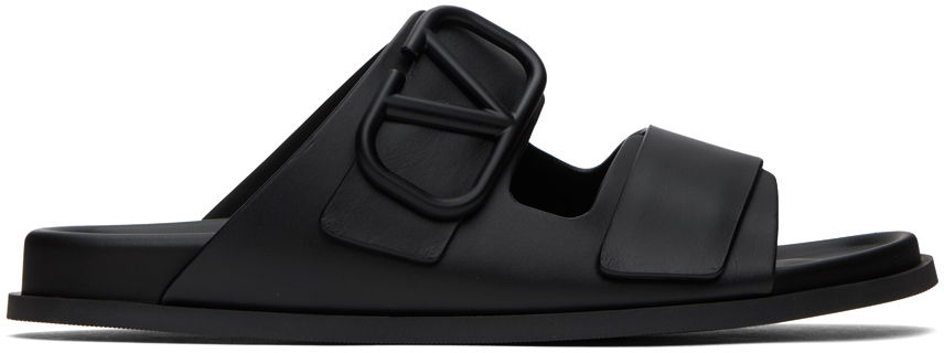 Garavani Black VLogo Signature Sandals