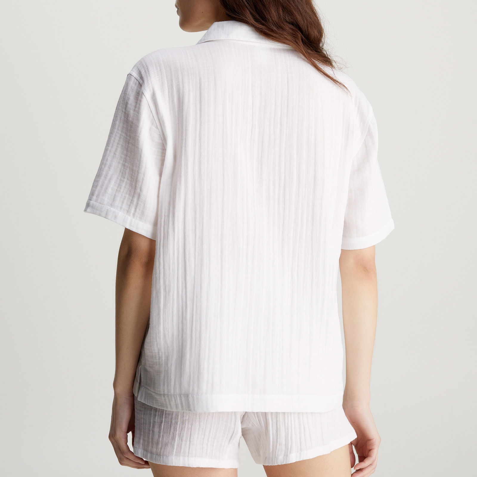 Textured Cotton-Gauze shirt