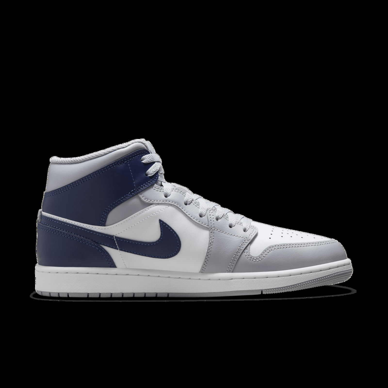 Air Jordan 1 Mid "Wolf Grey & Midnight Navy"