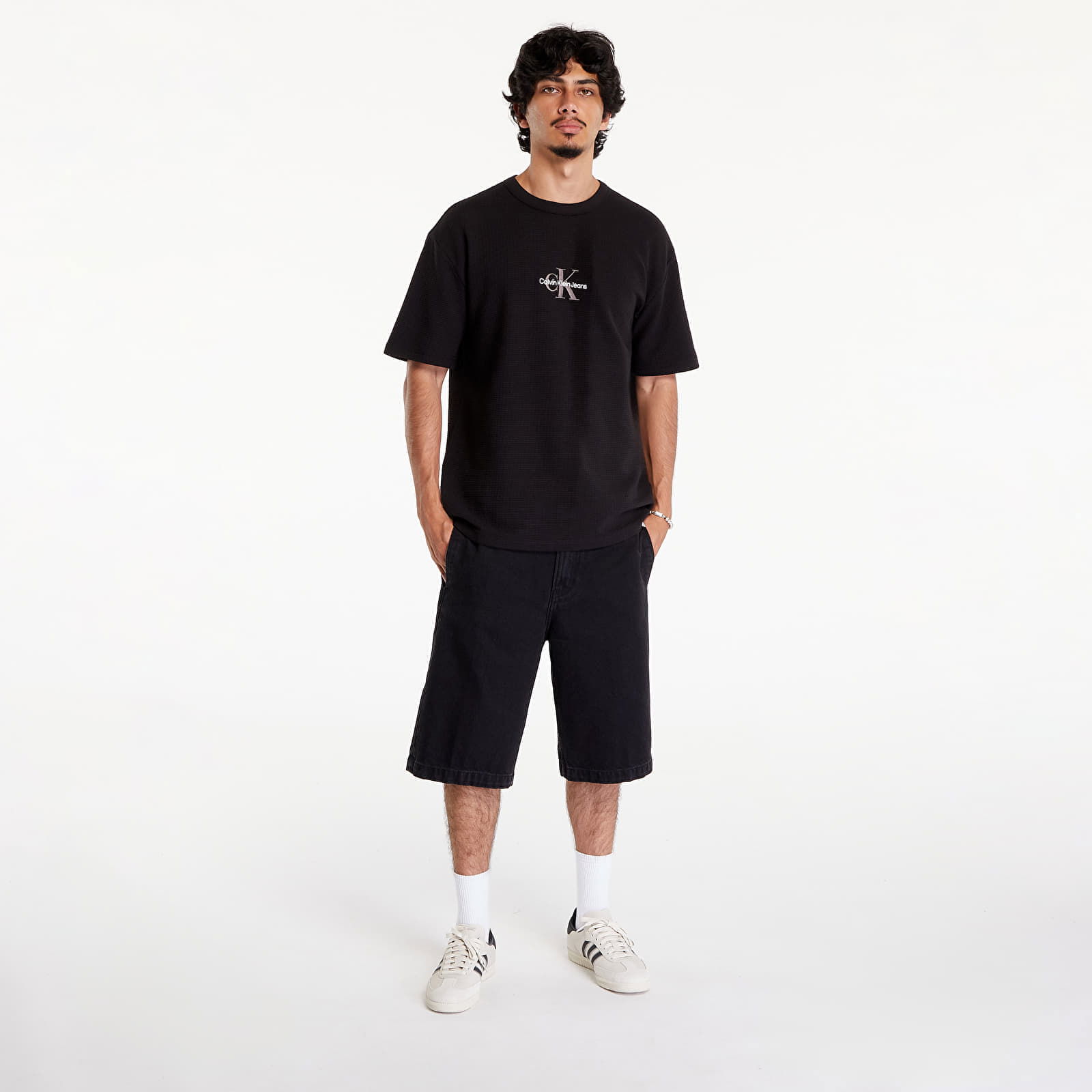 City Grid Short Sleeve Tee Black