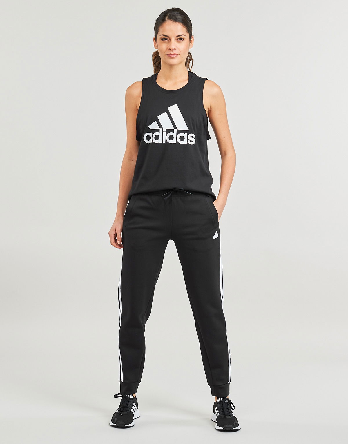 Tracksuit bottoms adidas W FI 3S REG PT