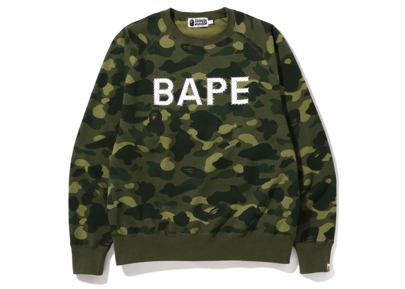 Svetr BAPE Color Camo Crystal Stone Relaxed Fit Crewneck 1I80-113