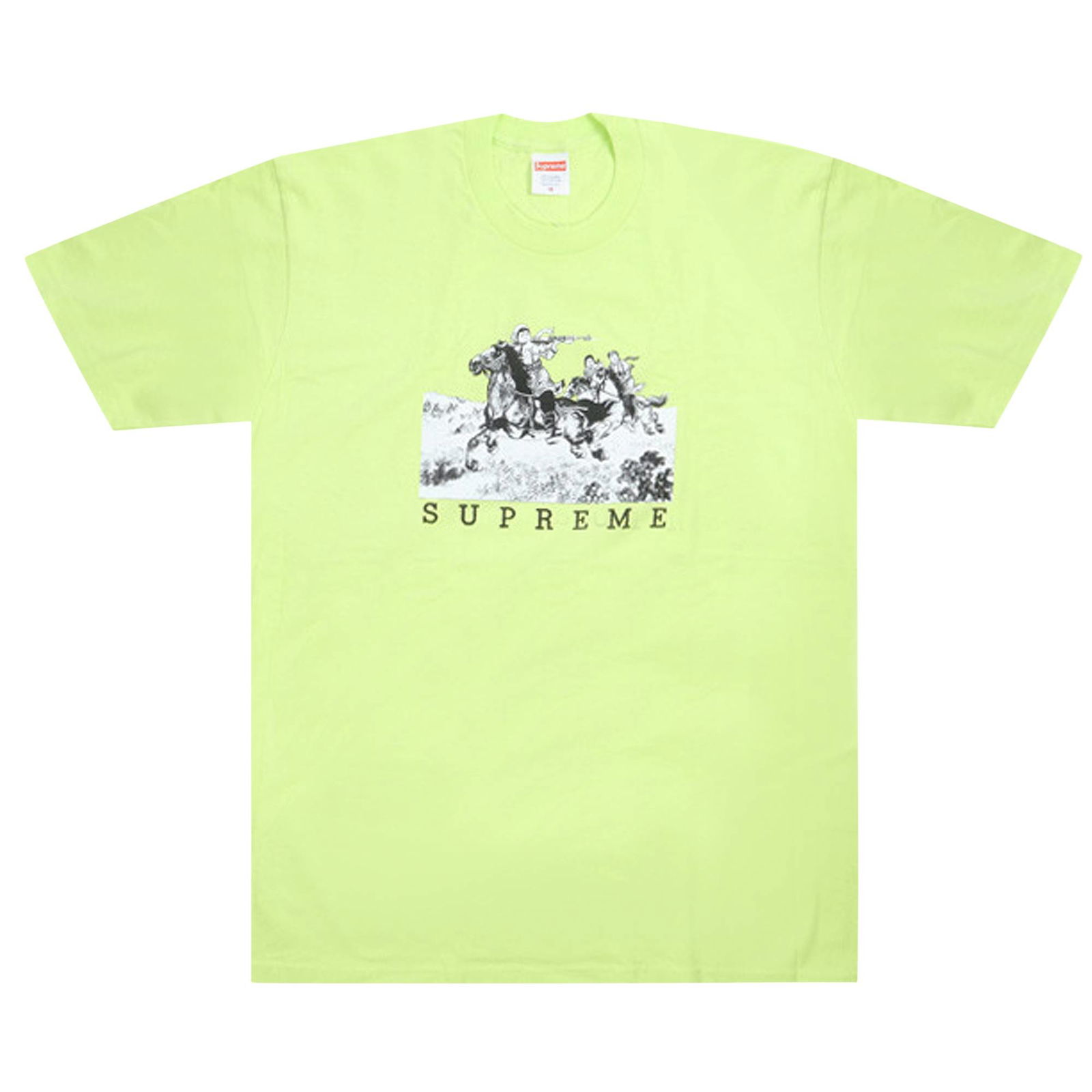 Tričko Supreme Riders Tee SS19T51 NEON GREEN | FLEXDOG