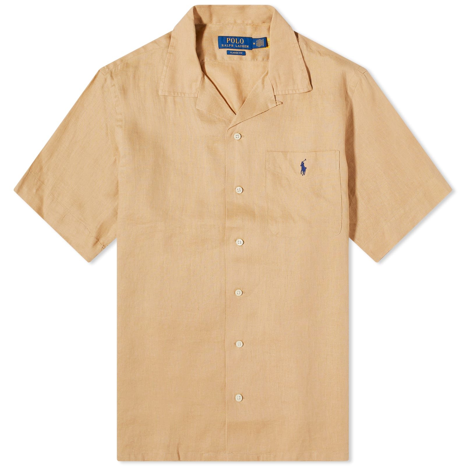 Linen Vacation Shirt Vintage Khaki