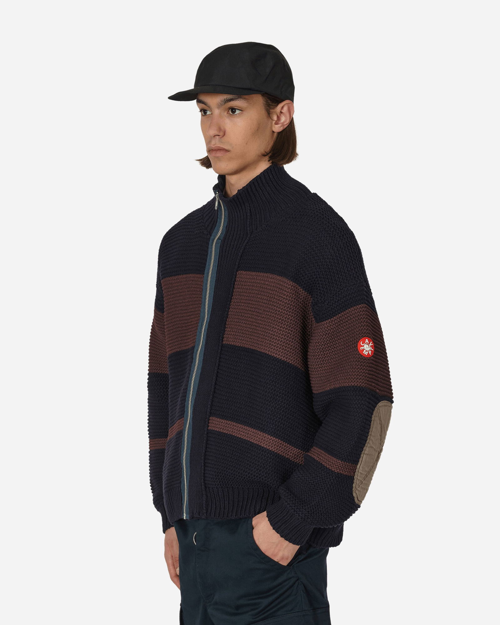 Svetr Cav Empt Washed P Line Zip Up Knit CES23KN05 001 | FLEXDOG